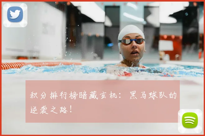 积分排行榜暗藏玄机：黑马球队的逆袭之路！