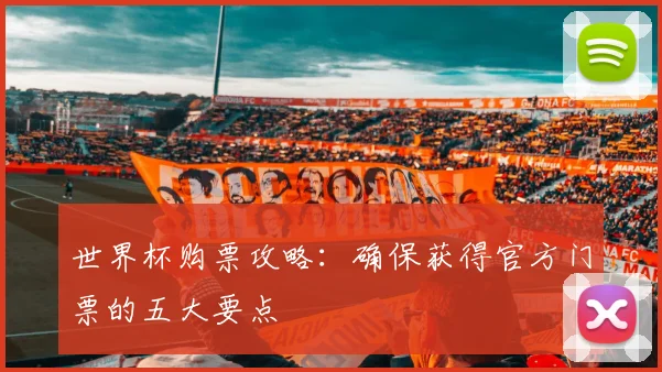 世界杯购票攻略：确保获得官方门票的五大要点