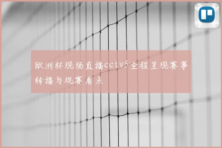 欧洲杯现场直播cctv5全程呈现赛事转播与观赛看点